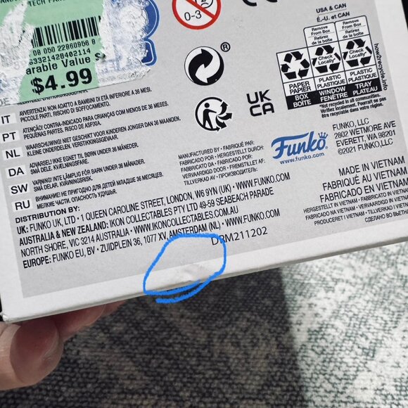 Funko Pop! Comics- TMNT, Leonardo# 32 Black and White Chase - Picture 7 of 9